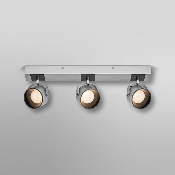 OSRAM LED οροφής Jupiter, 3 φλόγες, ασημί, μέταλλο, Μεταλλικό, Σαλόνι / τραπεζαρία, Μέταλλο, σύγχρονο