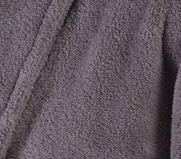 Ρόμπα Fleece Well Soft Grey - Nef Nef