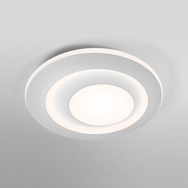 OSRAM LED φωτιστικό οροφής ORBIS SPIRAL ROUND Ø 40cm λευκό up/down, Λευκό, Σαλόνι / τραπεζαρία, Μέταλλο, σύγχρονο