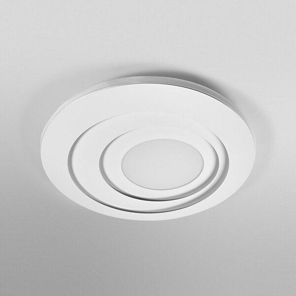 OSRAM LED φωτιστικό οροφής ORBIS SPIRAL ROUND Ø 52cm λευκό up/down, Λευκό, Σαλόνι / τραπεζαρία, Μέταλλο, σύγχρονο