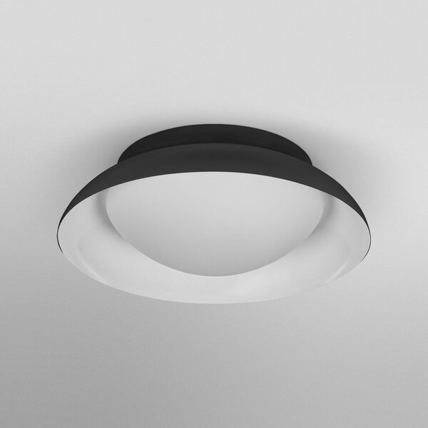 OSRAM Φωτιστικό οροφής ORBIS Milan, μαύρο Ø 31 cm Μέταλλο/γυαλί, ρυθμιζόμενος, Μαύρο, Σαλόνι / τραπεζαρία, Μέταλλο, σύγχρονο