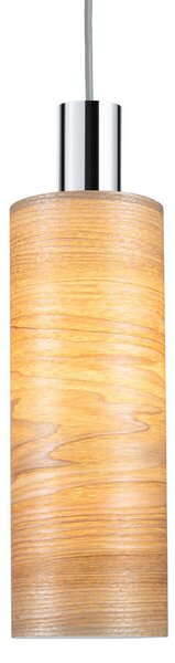 Paulmann URail-αμπαζούρ Vitus 2Easy, ξύλο, Ø 11 cm, Ξύλου, Σαλόνι / τραπεζαρία, Ξύλο, σύγχρονο
