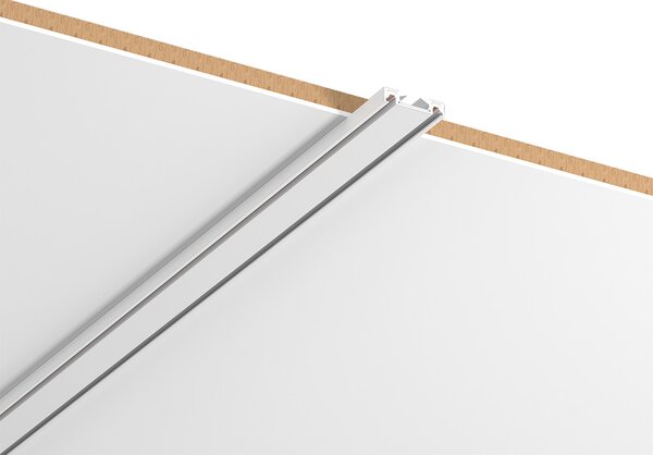 InLight Ultra-Thin μαγνητική ράγα σε λευκή απόχρωση D:1m (TR007-WH)