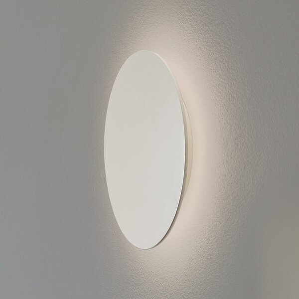 Argon LED φωτιστικό τοίχου Orios Plus, χρώμα άμμου, μέταλλο, Ø 30 cm, Μπεζ, Σαλόνι / τραπεζαρία, Μέταλλο, σύγχρονο