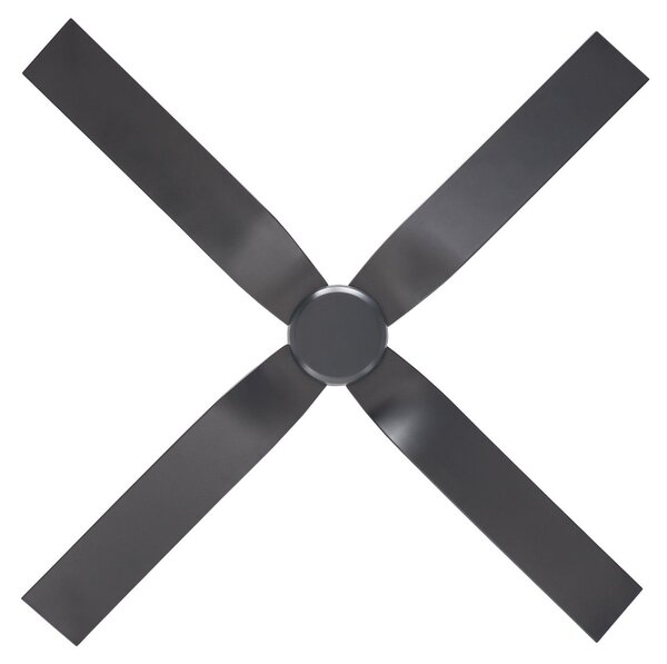 CasaFan Ανεμιστήρας οροφής Eco Ventos, γκρι, μέταλλο, IP44, DC, WiFi, Γκρι, Μέταλλο, σύγχρονο