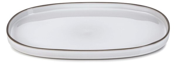 CARACTERE WHITE CUMULUS OVAL PLATE 35,5X21,8X2,5CM | Συσκευασία 4 τμχ