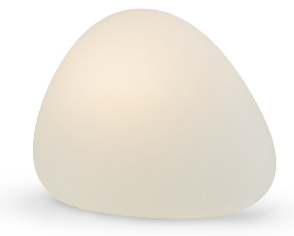 Nowodvorski Lighting Φωτιστικό εξωτερικού χώρου Stone S, 45 x 30 cm, λευκό, πλαστικό, IP44, Λευκό, Πλαστικό, σύγχρονο