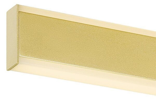 SLV LED φωτιστικό τοίχου μπάνιου One Linear, 52 cm, χρώμα ορείχαλκου, ρυθμιζόμενος, Χρυσό / Ορείχαλκου, Μπάνιο, Αλουμίνιο, σύγχρονο