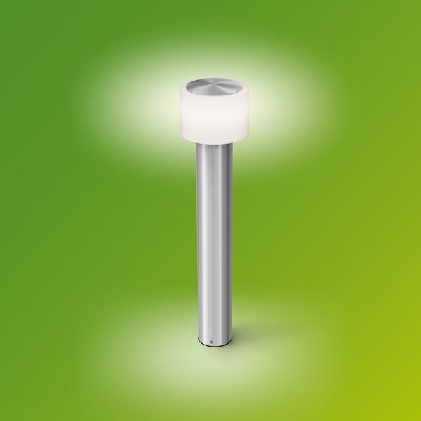 Philips LED φωτιστικό βάσης Otis UE, ανοξείδωτο ατσάλι, IP44, Μεταλλικό, Ανοξείδωτος χάλυβας, σύγχρονο