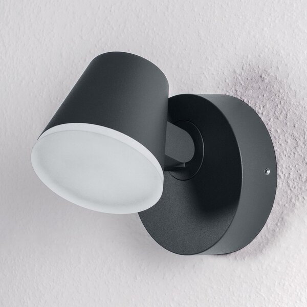 OSRAM Λάμπα LED εξωτερικού χώρου ENDURA STYLE MIDI, σκούρο γκρι, IP44, Γκρι, Αλουμίνιο, σύγχρονο