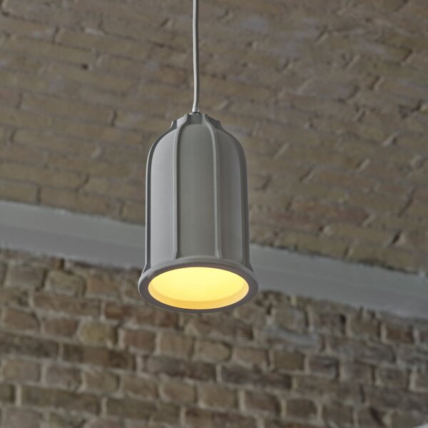 OSRAM Κρεμαστή λάμπα CONCRETE SIM, γκρι, Ø 12 cm, σκυρόδεμα, E27, ρυθμιζόμενος, Γκρι, Σαλόνι / τραπεζαρία, Σκυρόδεμα, Νεανική διαβίωση
