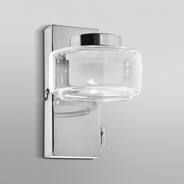 OSRAM LED απλίκα ORBIS FLAME, χρώμιο, μέταλλο, IP44, CCT, Μεταλλικό, Μπάνιο, Μέταλλο, σύγχρονο