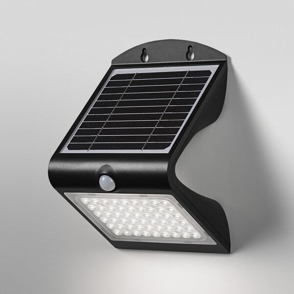 OSRAM LED ηλιακό φωτιστικό τοίχου ENDURA FLOOD BUTTERFLY, 4 W αισθητήρας, Μαύρο, Πλαστικό, σύγχρονο, Ηλιακά φώτα