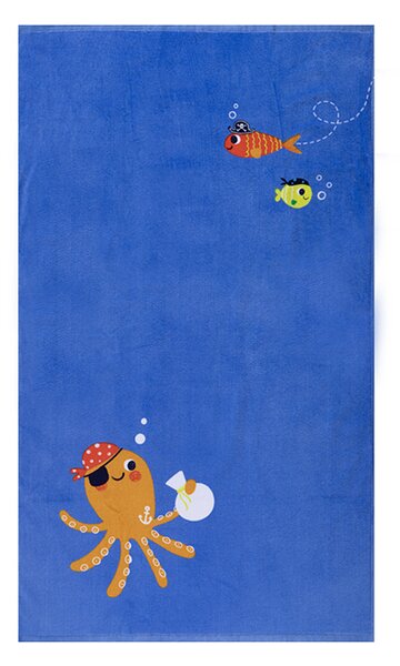 ΠΑΙΔΙΚΗ ΠΕΤΣΕΤΑ ΘΑΛΑΣΣΗΣ PIRATE OCTAPUS 70X120 BLUE - Nef-Nef Homeware