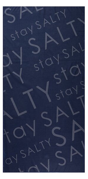 ΠΕΤΣΕΤΑ ΘΑΛΑΣΣΗΣ STAY SALTY 75X150 BLUE/BLACK - Nef Nef