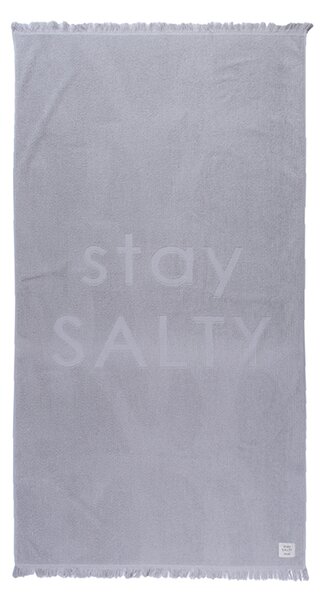 ΠΕΤΣΕΤΑ ΘΑΛΑΣΣΗΣ STAY SALTY 90X170 SILVER - Nef Nef