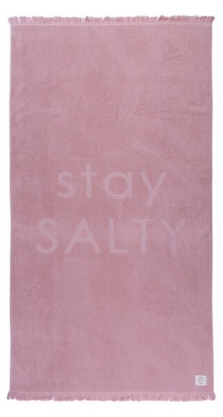 ΠΕΤΣΕΤΑ ΘΑΛΑΣΣΗΣ STAY SALTY 90X170 PINK - Nef-Nef Homeware