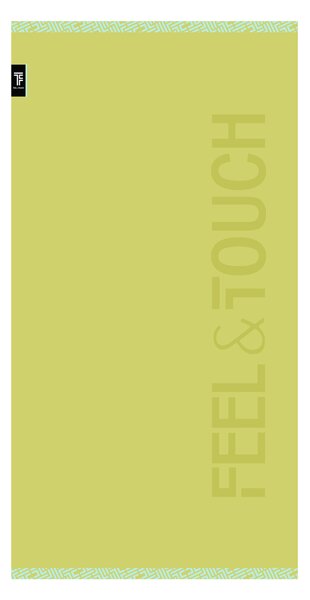 Πετσέτα Θαλάσσης Sunny Lime 90x180 - Feel and Touch