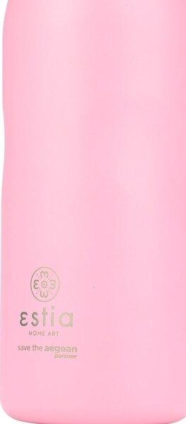 ΘΕΡΜΟΣ TRAVEL FLASK SAVE THE AEGEAN 750ml BLOSSOM ROSE ESTIA 01-22365