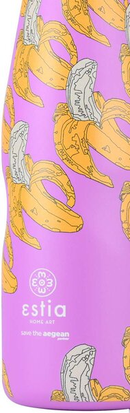 ΘΕΡΜΟΣ TRAVEL FLASK SAVE THE AEGEAN 500ml BANANA SWIRL ESTIA 01-22235