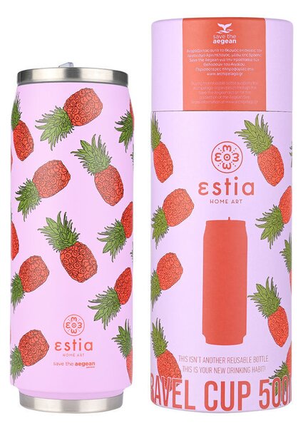 ESTIA ΘΕΡΜΟΣ TRAVEL CUP SAVE THE AEGEAN 500ml TROPIC TANGO