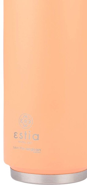 ΘΕΡΜΟΣ TRAVEL CUP SAVE THE AEGEAN 500ml PEACH FUZZ ESTIA 01-23423