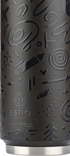 ΘΕΡΜΟΣ TRAVEL CUP SAVE THE AEGEAN 500ml NOIR ECHO ESTIA 01-22631