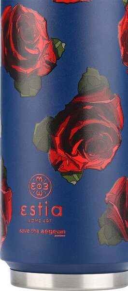 ΘΕΡΜΟΣ TRAVEL CUP SAVE THE AEGEAN 500ml ELECTRIC ROSES ESTIA 01-22709