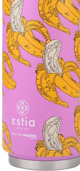 ΘΕΡΜΟΣ TRAVEL CUP SAVE THE AEGEAN 500ml BANANA SWIRL ESTIA 01-22815