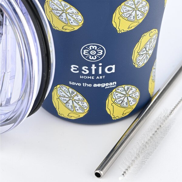 ΘΕΡΜΟΣ COFFEE MUG SAVE THE AEGEAN 350ml CITRUS INFUSION ESTIA 01-22952