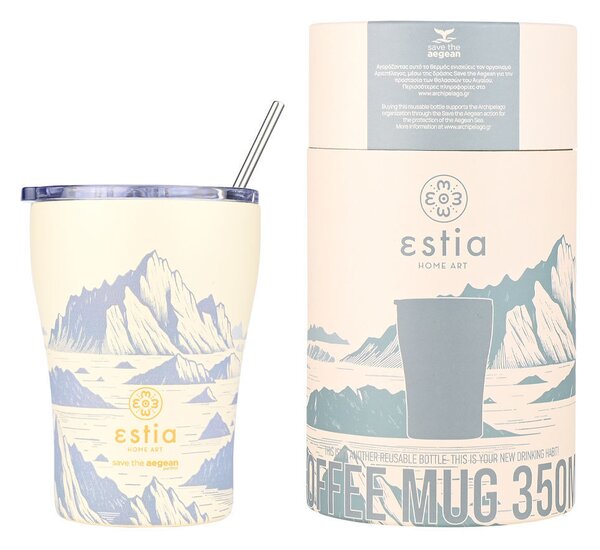 ΘΕΡΜΟΣ COFFEE MUG SAVE THE AEGEAN 350ml ALPINE ESSENCE ESTIA 01-23010