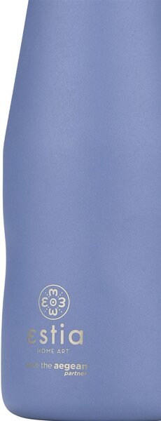 ΘΕΡΜΟΣ TRAVEL FLASK SAVE THE AEGEAN 350ml DENIM BLUE ESTIA 01-22341