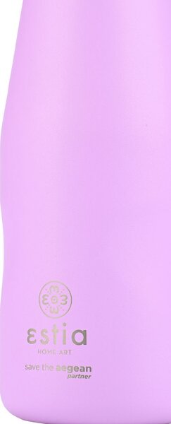 ΘΕΡΜΟΣ TRAVEL FLASK SAVE THE AEGEAN 350ml LAVENDER PURPLE ESTIA 01-22358