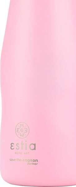 ΘΕΡΜΟΣ TRAVEL FLASK SAVE THE AEGEAN 350ml BLOSSOM ROSE ESTIA 01-22310