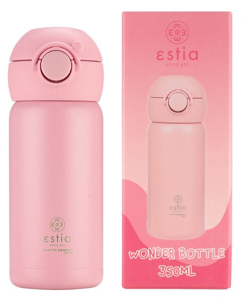 ΘΕΡΜΟΣ ΠΑΙΔΙΚΟ WONDER BOTTLE SAVE THE AEGEAN 350ml CANDY PINK ESTIA 01-23515