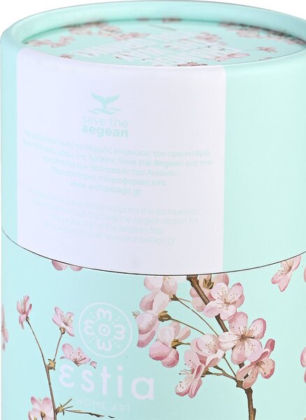 ESTIA ΘΕΡΜΟΣ TRAVEL MUG SAVE THE AEGEAN 450ml BLOSSOM GREEN