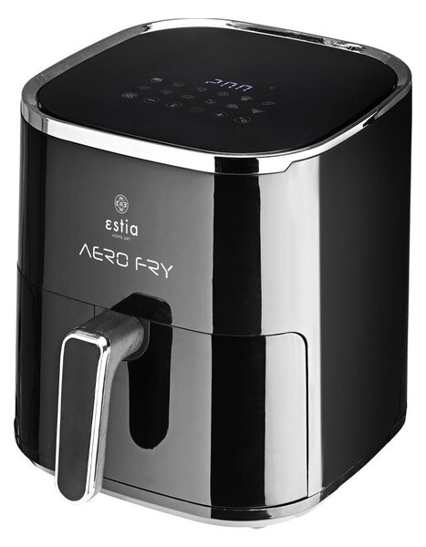 ESTIA ΦΡΙΤΕΖΑ ΑΕΡΟΣ AERO FRY 1450w 5lt ME ΨΗΦΙΑΚΗ ΟΘΟΝΗ & 12 ΠΡΟΓΡΑΜΜΑΤΑ ΜΑΓΕΙΡΕΜΑΤΟΣ