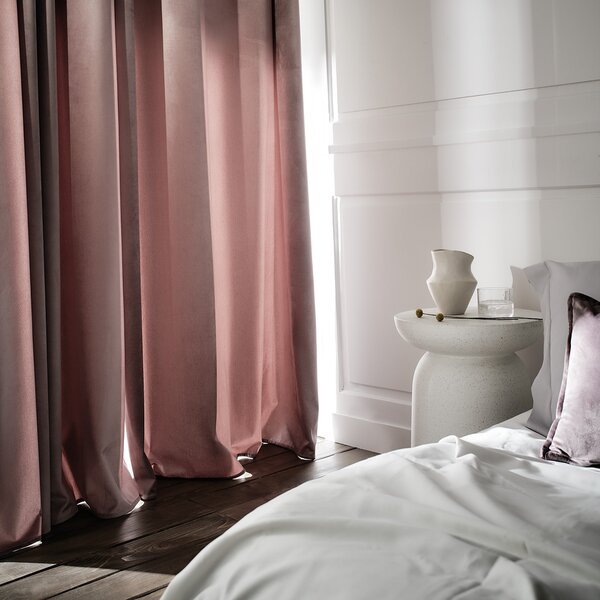 Κουρτίνα Με Τρουκς Winter Mauve Grey 140x280 - Gofis Home 711/19