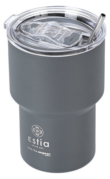 Θερμός Mug Lite Save The Aegean Fjord Grey 400ml - Estia