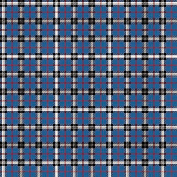 LINO ΤΡΑΒΕΡΣΑ TARTAN 602 BLUE 45X145