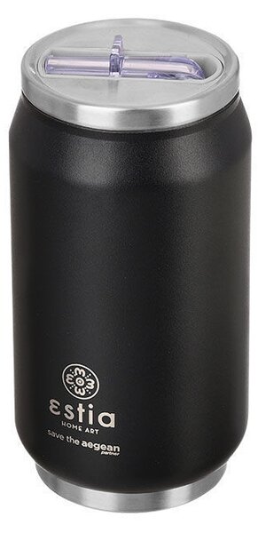 Ποτήρι Θερμός Travel Cup Save The Aegean Midnight Black 300ml - Estia