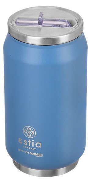 Ποτήρι Θερμός Travel Cup Save The Aegean Denim Blue 300ml - Estia