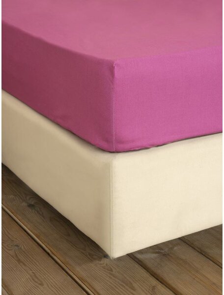 Σεντόνι King Size Με Λάστιχο Primal Orchid Pink 180x200+32 - Nima Home