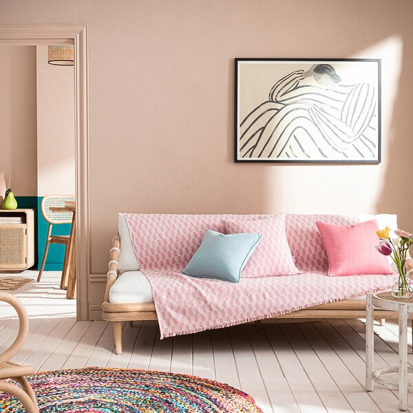 Ριχτάρι Διθέσιου Denise Gum Pink 180X250cm - Gofis Home 518/23