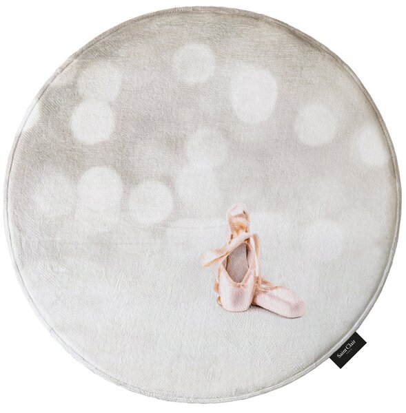 Χαλί Στρογγυλό Softy Ballet Round Memory Foam 100 εκ - Saint Clair Kids