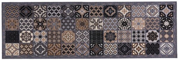 Πατάκι κουζίνας (50x150) Cook & Wash 155 Patchwork Tiles Γκρι-Sdim