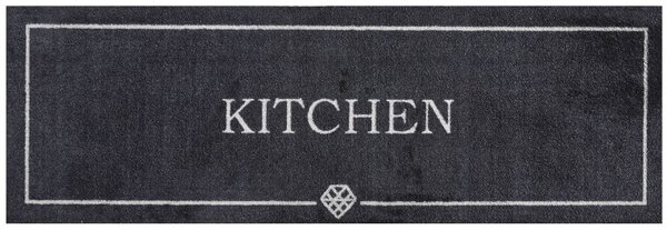 Πατάκι κουζίνας (50x150) Soft & Deco 720 Kitchen Diamond Black-Sdim