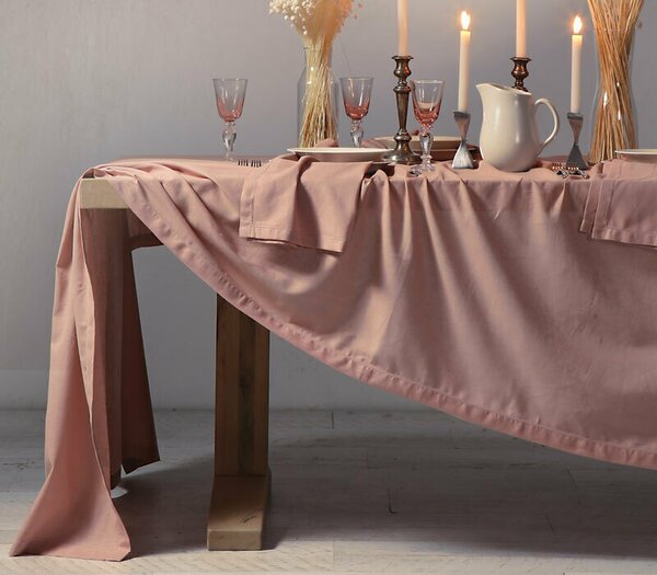 Τραπεζομάντηλο Cotton-Linen English Rose 150x250 - Nef Nef