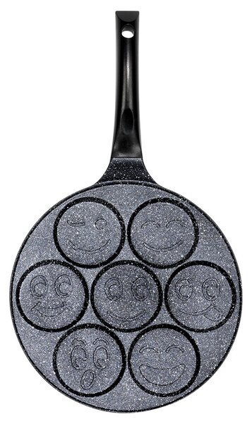 Γρανιτένιο Τηγάνι για Αβγά & Pancakes 7 Θέσεων Vilde 26 cm – Αντικολλητικό Τηγάνι