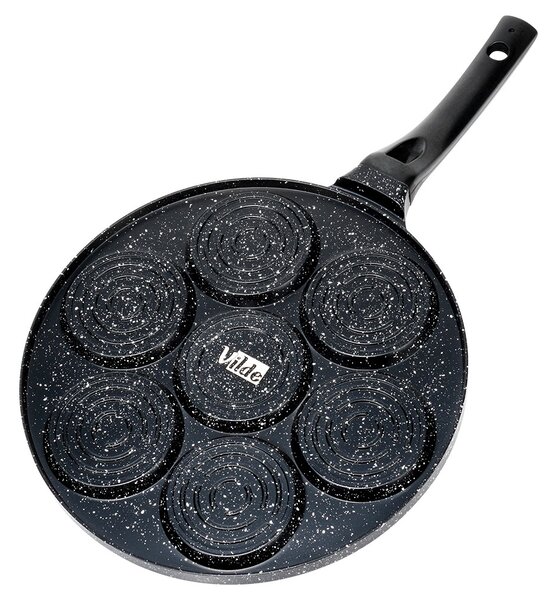 Γρανιτένιο Τηγάνι για Αβγά & Pancakes 7 Θέσεων Vilde 26 cm – Αντικολλητικό Τηγάνι